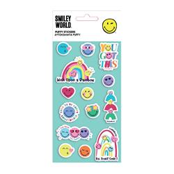 STICKERS PUFFY 10X22CM SMILEY