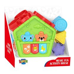 Σπιτάκι Δραστηριοτήτων Luna Toys με μουσική 23,3x14x19,5 εκ.