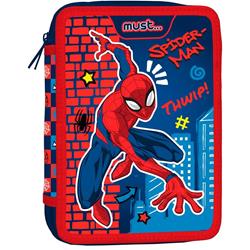 DOUBLE DECKER PENCIL CASE FILLED 15X5X21 SPIDERMAN THWIP