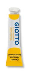 GIOTTO EXTRA FINE POSTER PAINT 12ml in Box 6 – primary yellow