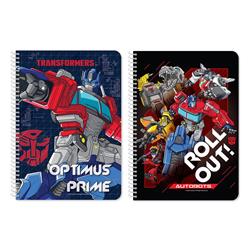 Τετράδιο Σπιράλ Transformers A4, 2 Θέματα, 60 Φύλλα, 2 Σχέδια