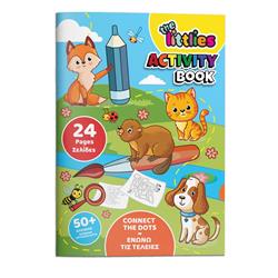 ACTIVITY BOOK CONNECT THE DOTS A4 24PAGES WITH STICKERS THE LITTLIES