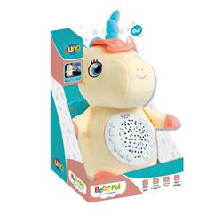 PLUSH UNICORN WITH PROJECTOR LIGHT & SOUND 24,5Χ16,5Χ37,5CM LUNA