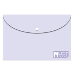 FOLDER WITH BUTTON A4 MUST PASTEL PURPLE