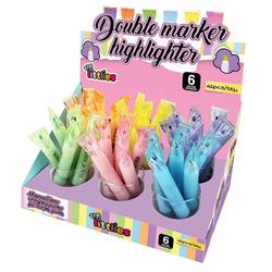 HIGHLIGHTER MARKERS TWIN TIP THE LITTLIES