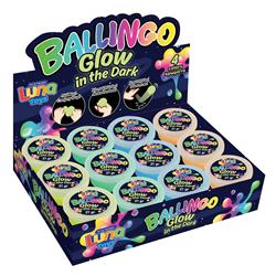 Μπαλάκι Ballingo Luna Toys Μαγικό Glow in the Dark 4 χρώματα