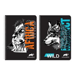 SPIRAL NOTEBOOK A4 2SUBS 60SH  ANIMAL PLANET