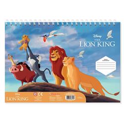 PAINTING BLOCK LION KING 23X33 40SH  STICKERS-STENCIL-2 COLORING PG  2DESIGNS.