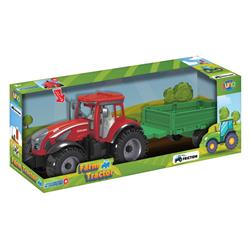 TRACTOR FRICTION WITH TRAILER & SOUND 48X12,8X15,5CM LUNA