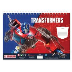 PAINTING BLOCK TRANSFORMERS 23X33 40SH STICKERS-STENCIL-2 COLORING PG  2DESIGNS