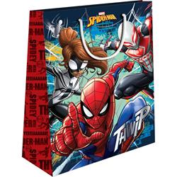 PAPER GIFT BAG 33X12X45 SPIDERMAN WITH FOIL 2DESIGNS N