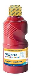 GIOTTO SCHOOL PAINT BOTTLE 250ML SCARLET RED