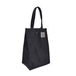 LUNCH BAG MUST MONOCHROME 21X16X33 ISOTHERMAL BLACK 900D RPET