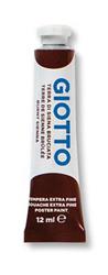 GIOTTO EXTRA FINE POSTER PAINT 12ml in Box 6 – burnt siena