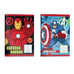 STICHED NOTEBOOK 17X25  AVENGERS 40SH 2DESIGNS.