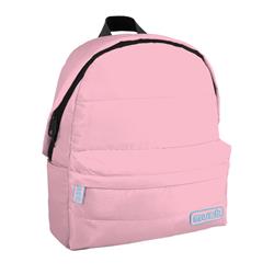 BACKPACK MUST MONOCHROME PUFFY MINI 25Χ12Χ30 2CASES PINK