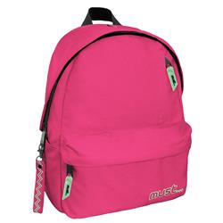 BACKPACK MUST MONOCHROME PLUS 32X17X42 4CASES FLUO PINK 900D RPET