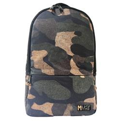BACKPACK MUST ART 29X16X45CM 1 MAIN CASE ARMY