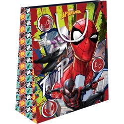 PAPER GIFT BAG 26X12X32 SPIDERMAN WITH FOIL 2DESIGNS N