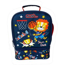 LUNCH BAG MUST YUMMY 22Χ16Χ28 ISOTHERMAL BASKETBALL LION