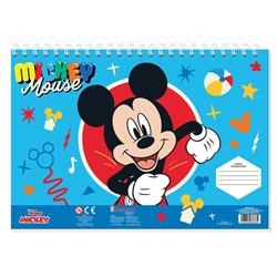 PAINTING BLOCK MICKEY 23X33 40SH  STICKERS-STENCIL-2 COLORING PG  2DESIGNS.