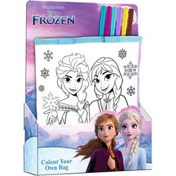 COLORING BAG WITH 6 MARKERS FROZEN