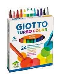 MARKERS 24PCS TURBO COLOR BLISTER GIOTTO