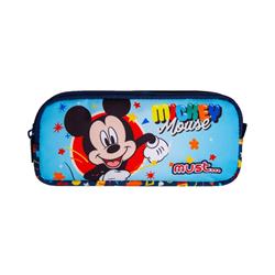 PENCIL CASE 2ZIPPERS 21Χ6Χ9CM MICKEY MOUSE