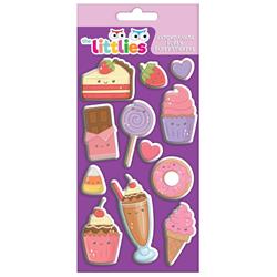 STICKERS PUFFY 10X22CM CANDY THE LITTLIES