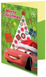 CHRISTMAS CARD  CARS 3DES