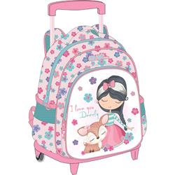 TROLLEY BAG 27Χ10Χ31 2CASES MUST YOUNG LADY AND THE DEER