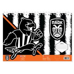 PAINTING BLOCK PAOK 23X33 40SH  STICKERS-STENCIL-2 COLORING PG  2DESIGNS.
