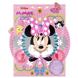ART SET WITH SHAPED FOILBAG MINNIE (WITH SNOW EFFECT)