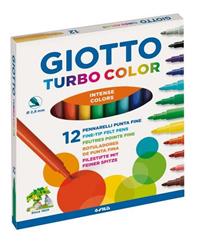 MARKERS 12PCS TURBO COLOR GIOTTO