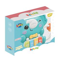 Piano Elephant Luna Toys with music and light 19,4x4,7x16,7cm. 2 Colors