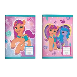 STICHED NOTEBOOK 17X25  MY LITTLE PONY 40SH 2DESIGNS.
