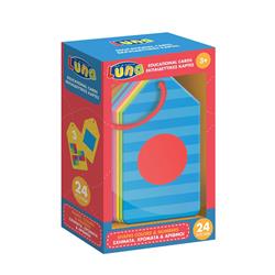 EDUCATIONAL CARDS SHAPES, COLORS AND NUMBERS 24PCS LUNA