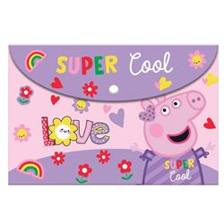 FOLDER WITH BUTTON A4 PEPPA
