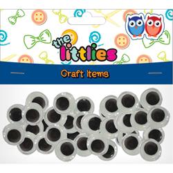 WIGGLY EYES 7mm 100PCS THE LITTLIES