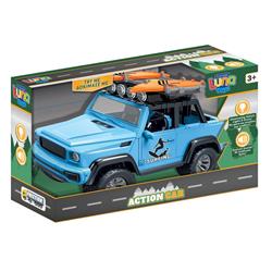 CAR OFF-ROAD SURFING 1:16 FRICTION 28,5Χ12,5Χ17,5CM WITH SOUND & LIGHT LUNA