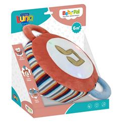 Plush Drum Luna Toys with light and music 22x13x30cm.