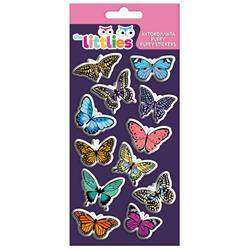 STICKERS PUFFY 10X22CM BUTTERFLY  THE LITTLIES
