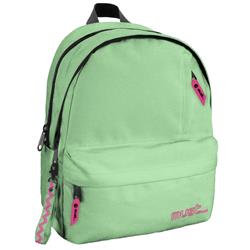BACKPACK MUST MONOCHROME PLUS 32X19X42 4CASES LIGHT GREEN FLUO 900D RPET