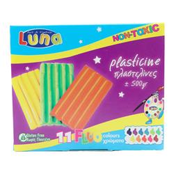 CLAY 11 COLOURS 500gr FLUO LUNA