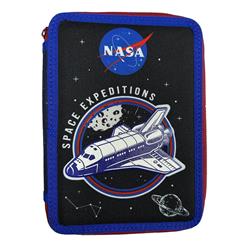 DOUBLE DECKER PENCIL CASE FILLED 15X5X21 NASA SPACE EXPEDITIONS