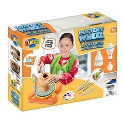 Pottery Workshop Cat Luna Toys with wheel and paints 28,5x8,2x23,5cm.