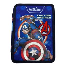 Σχολική Κασετίνα Διπλή Γεμάτη Avengers Captain America Must