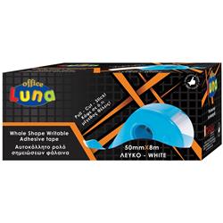 ROLL STICKY WHITE NOTES 50MMX8M WITH WHALE BASE LUNA