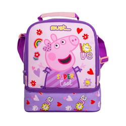 LUNCH BAG 22X16X28  ISOTHERMAL PEPPA PIG SUPER COOL