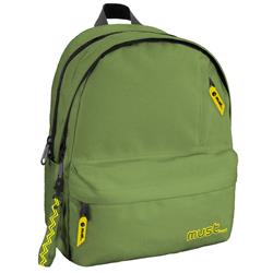 BACKPACK MUST MONOCHROME PLUS 32X19X42 4CASES OLIVE 900D RPET